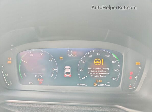 1HGCY2F75RA042968 2024 HONDA ACCORD Brown Вид щитка приладів