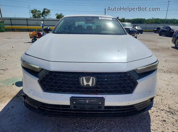 1HGCY2F75SA045360 2025 HONDA ACCORD White წინა ხედი