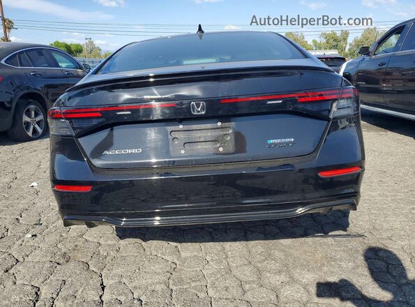 1HGCY2F75SA083963 2025 HONDA ACCORD Black Вид ззаду