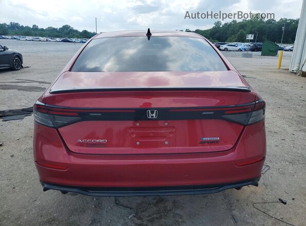 1HGCY2F76SA000363 2025 HONDA ACCORD Red Widok z tyłu