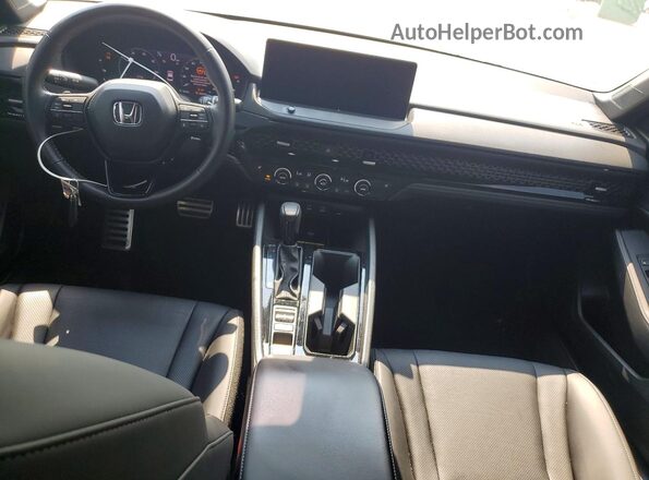 1HGCY2F76SA000363 2025 HONDA ACCORD Red Widok deski rozdzielczej