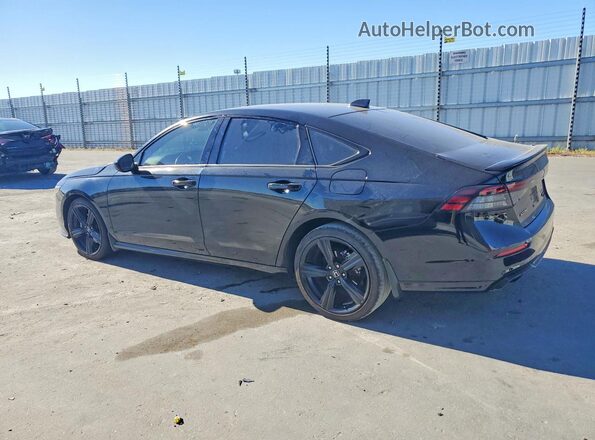 1HGCY2F76SA045688 2025 HONDA ACCORD Black Հետևի ձախ