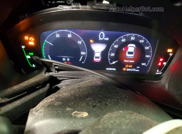 1HGCY2F77SA005992 2025 HONDA ACCORD Black Vista del cuadro de instrumentos