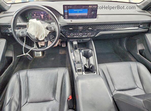 1HGCY2F78PA038703 2023 HONDA ACCORD Gray Առջևի վահանակի տեսք