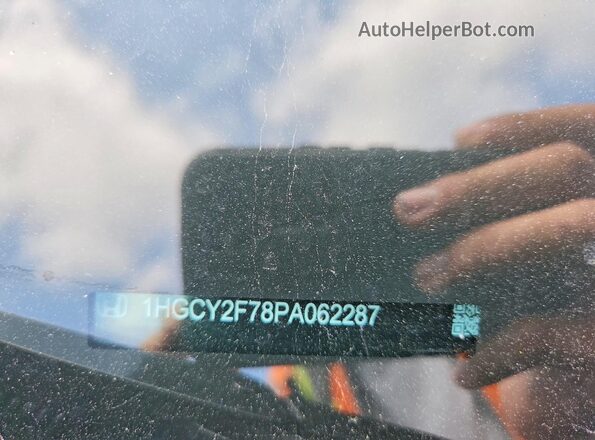 1HGCY2F78PA062287 2023 HONDA ACCORD Gray Вид підкапотного простору