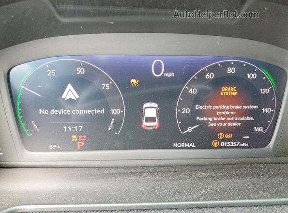1HGCY2F78SA073508 2025 HONDA ACCORD Gray Vista del cuadro de instrumentos