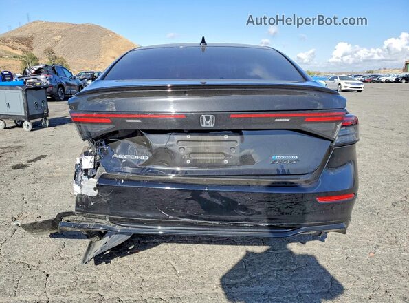 1HGCY2F79RA092112 2024 HONDA ACCORD Black Widok z tyłu
