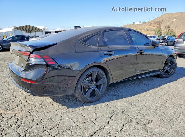1HGCY2F79RA092112 2024 HONDA ACCORD Black Tył prawy