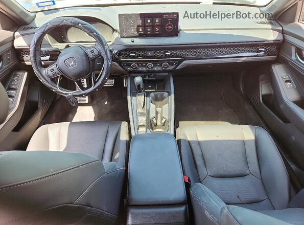 1HGCY2F79SA003578 2025 HONDA ACCORD Gray Dashboard view