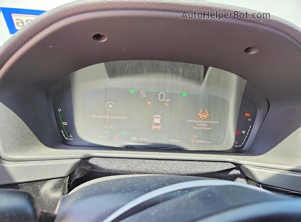 1HGCY2F79SA003578 2025 HONDA ACCORD Gray Instrument cluster view