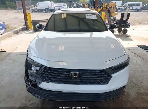1HGCY2F79SA052814 2025 HONDA ACCORD White Вид щитка приладів