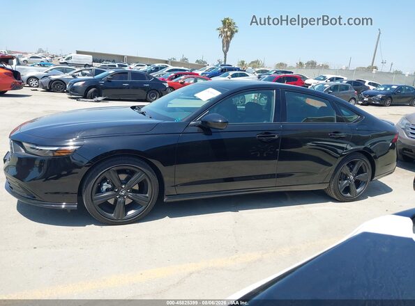 1HGCY2F79SA073081 2025 HONDA ACCORD Black Սալոնի 360 աստիճան տեսք