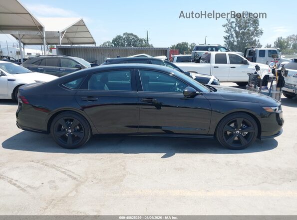 1HGCY2F79SA073081 2025 HONDA ACCORD Black Սալոնի հետևի տեսք