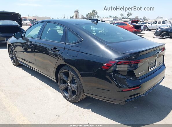 1HGCY2F79SA073081 2025 HONDA ACCORD Black Հետևի ձախ