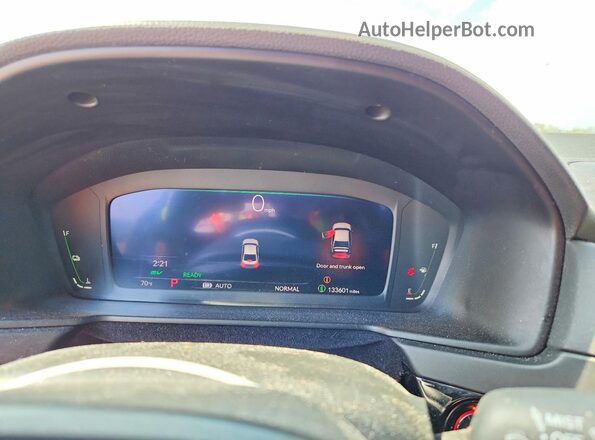 1HGCY2F7XPA018422 2023 HONDA ACCORD Blue Вид щитка приладів