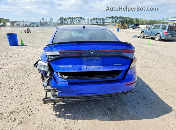 1HGCY2F7XPA018422 2023 HONDA ACCORD Blue Вид ззаду