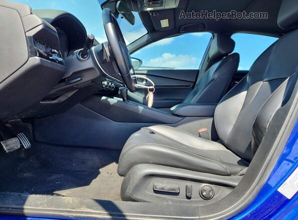 1HGCY2F7XPA018422 2023 HONDA ACCORD Blue Вид салону спереду
