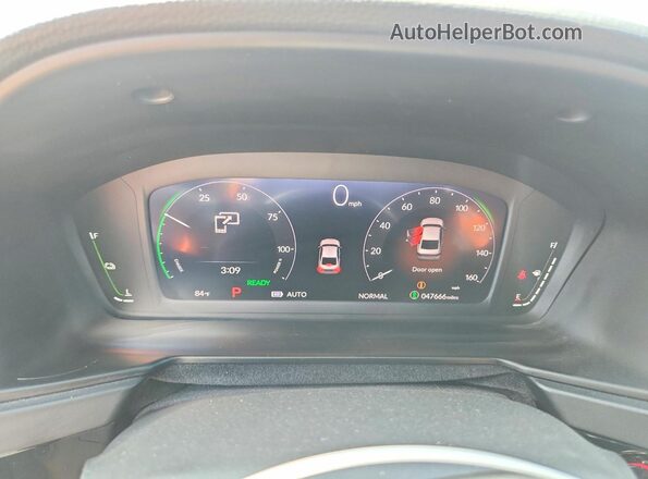 1HGCY2F7XPA026987 2023 HONDA ACCORD Gray ხელსაწყოთა პანელის ხედი