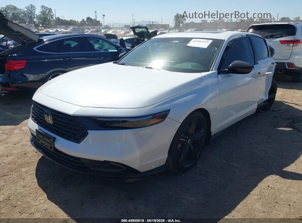 1HGCY2F7XPA045006 2023 HONDA ACCORD Белый Передняя левая четверть