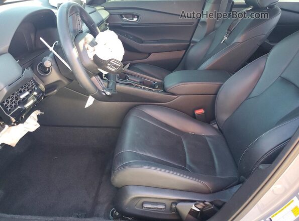 1HGCY2F7XPA062324 2023 HONDA ACCORD Gray წინა სალონის ხედი