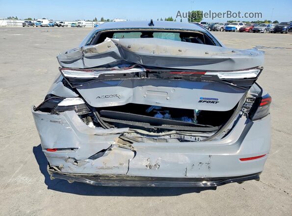 1HGCY2F7XPA062324 2023 HONDA ACCORD Gray უკანა ხედი