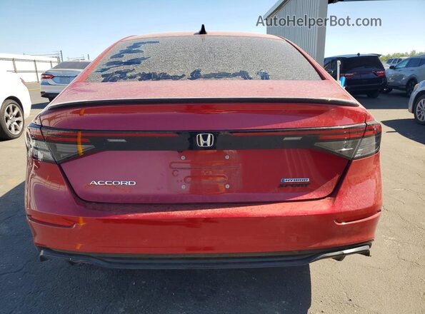 1HGCY2F7XSA046343 2025 HONDA ACCORD Красный Вид сзади