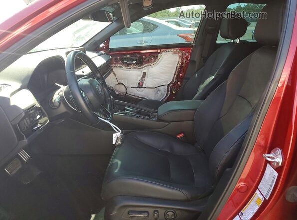 1HGCY2F7XSA046343 2025 HONDA ACCORD Красный Вид салона спереди