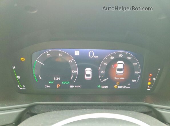 1HGCY2F7XSA082341 2025 HONDA ACCORD Gray Vista del cuadro de instrumentos