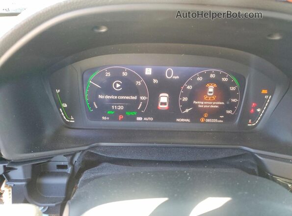 1HGCY2F80PA007079 2023 HONDA ACCORD Gray Vista del cuadro de instrumentos
