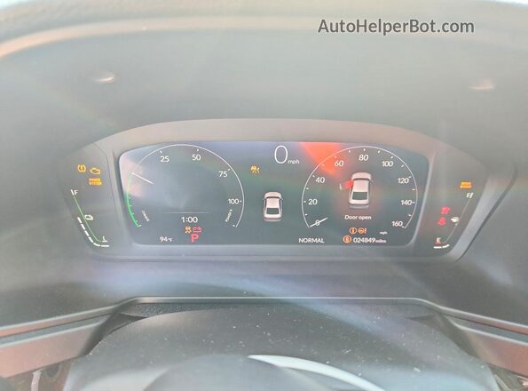 1HGCY2F80PA024982 2023 HONDA ACCORD White ხელსაწყოთა პანელის ხედი