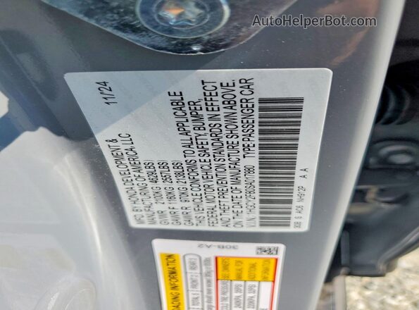 1HGCY2F80SA017880 2025 HONDA ACCORD Silver Engine compartment view