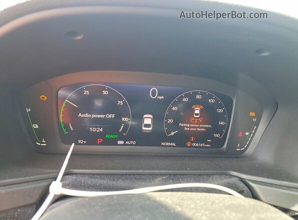 1HGCY2F80SA017880 2025 HONDA ACCORD Silver Instrument cluster view