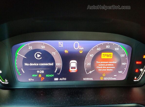 1HGCY2F81PA009648 2023 HONDA ACCORD White Instrument cluster view