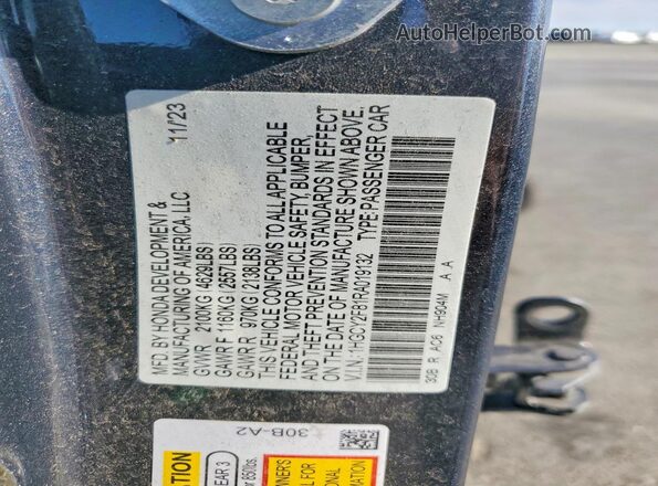 1HGCY2F81RA019132 2024 HONDA ACCORD Серый Вид подкапотного пространства