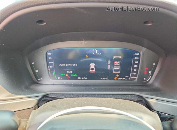 1HGCY2F81SA801064 2025 HONDA ACCORD Black Widok zestawu wskaźników