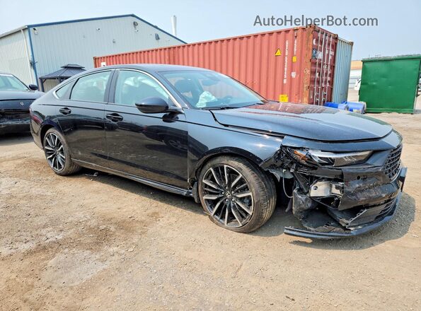 1HGCY2F81SA801064 2025 HONDA ACCORD Black Przód prawy