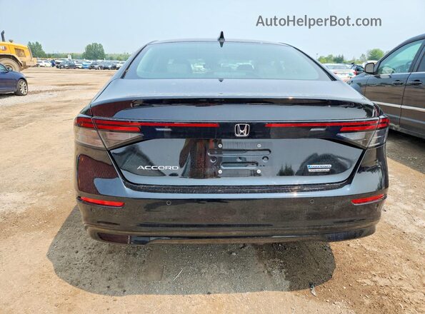 1HGCY2F81SA801064 2025 HONDA ACCORD Black Widok z tyłu