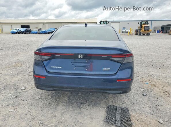 1HGCY2F82RA084653 2024 HONDA ACCORD Blue უკანა ხედი