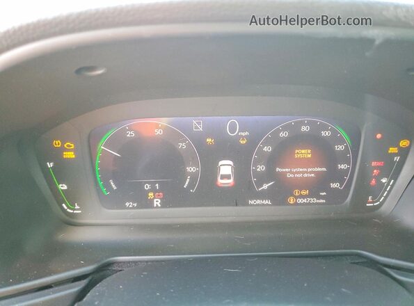 1HGCY2F82SA090586 2025 HONDA ACCORD Black ხელსაწყოთა პანელის ხედი