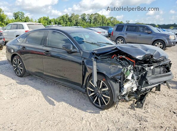 1HGCY2F82SA090586 2025 HONDA ACCORD Black წინა მარჯვენა