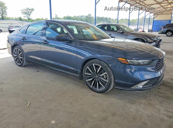 1HGCY2F83RA031024 2024 HONDA ACCORD Blue Delantero derecho