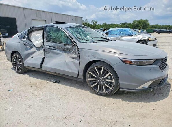 1HGCY2F83RA088386 2024 HONDA ACCORD Gray Delantero derecho