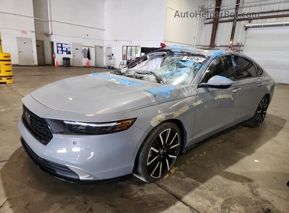 1HGCY2F83RA088386 2024 HONDA ACCORD Gray Vista interior de 360 grados