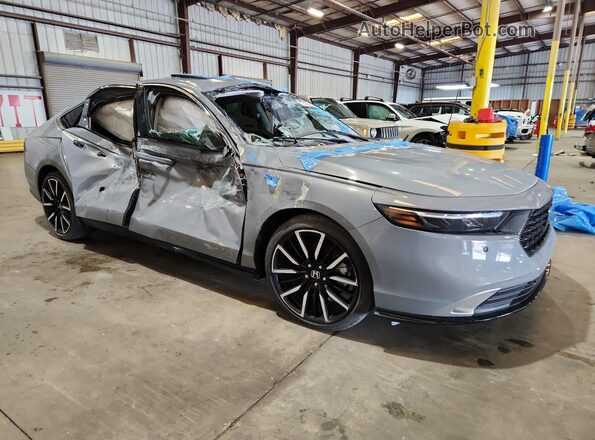 1HGCY2F83RA088386 2024 HONDA ACCORD Gray Vista de la etiqueta del VIN