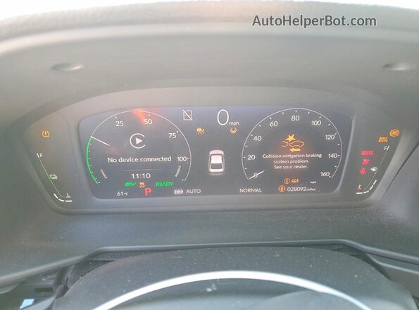 1HGCY2F83SA036603 2025 HONDA ACCORD Gray ხელსაწყოთა პანელის ხედი