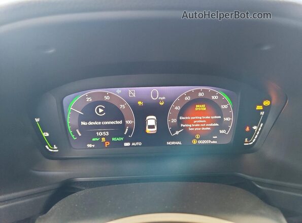 1HGCY2F84TA024008 2026 HONDA ACCORD White Widok zestawu wskaźników
