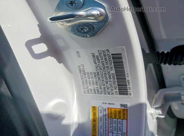 1HGCY2F85TA004303 2026 HONDA ACCORD White Engine compartment view