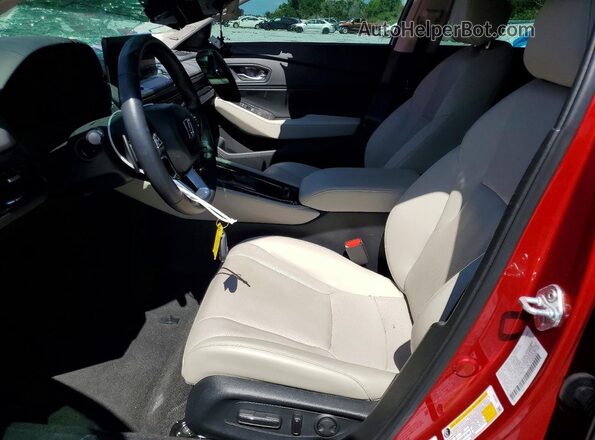 1HGCY2F86RA064700 2024 HONDA ACCORD Red Вид салону спереду