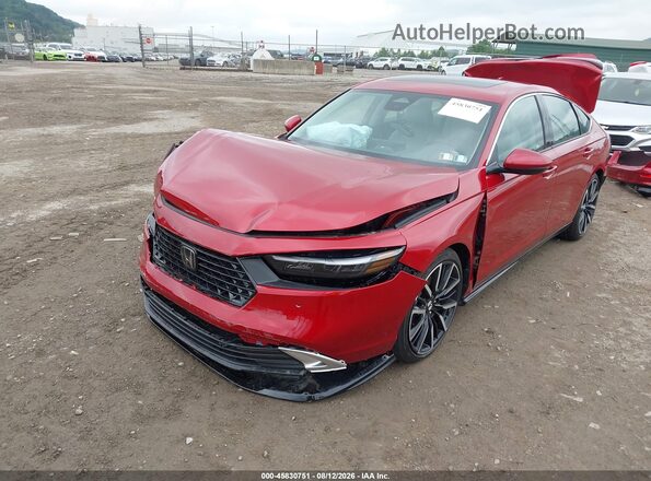 1HGCY2F86SA064718 2025 HONDA ACCORD Красный Передняя левая четверть