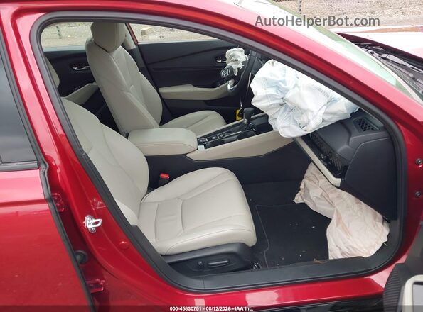 1HGCY2F86SA064718 2025 HONDA ACCORD Красный Вид салона спереди